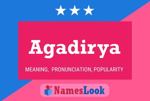 Agadirya Name Poster