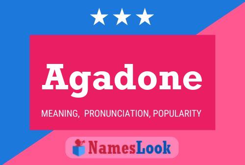 Agadone Name Poster