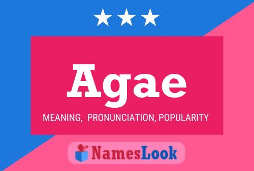 Agae Name Poster