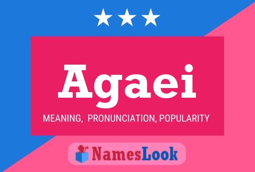 Agaei Name Poster