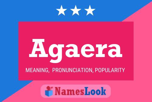 Agaera Name Poster