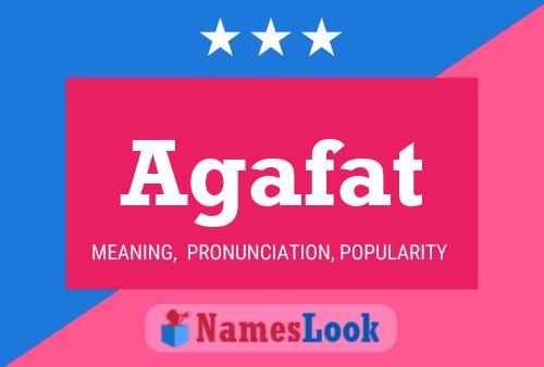 Agafat Name Poster