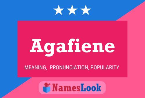 Agafiene Name Poster