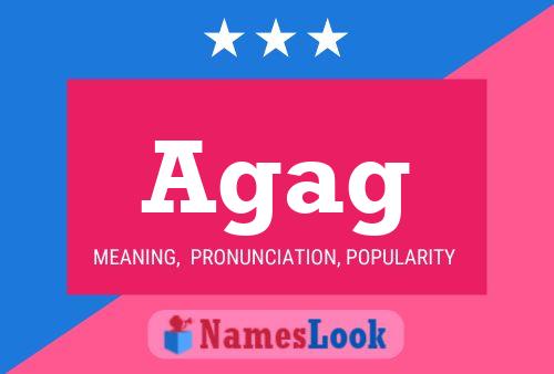 Agag Name Poster