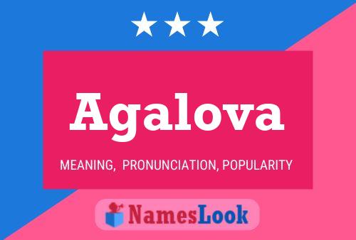 Agalova Name Poster