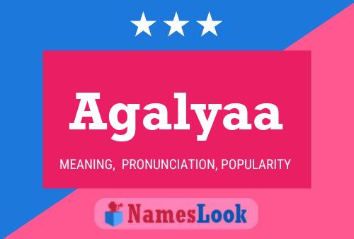 Agalyaa Name Poster