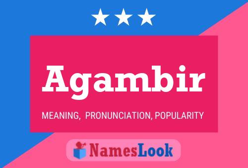 Agambir Name Poster