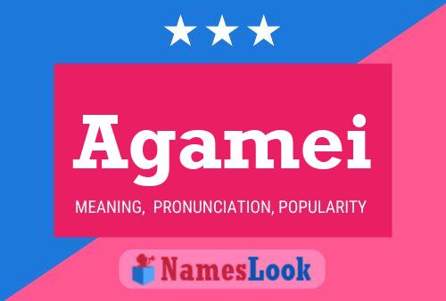 Agamei Name Poster