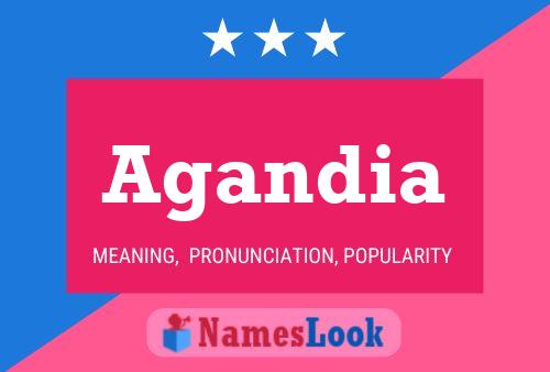 Agandia Name Poster