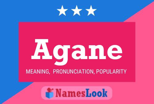 Agane Name Poster