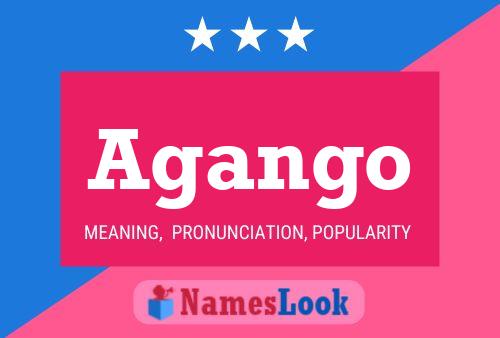 Agango Name Poster