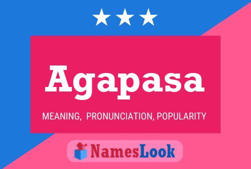 Agapasa Name Poster