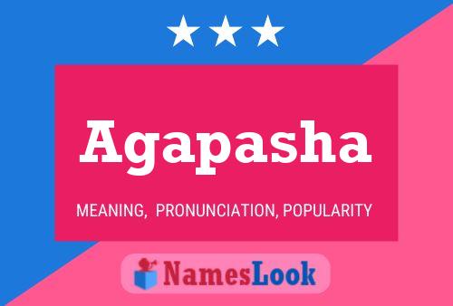 Agapasha Name Poster