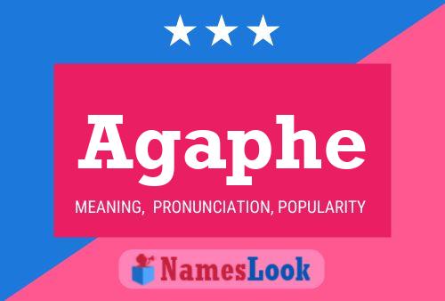 Agaphe Name Poster