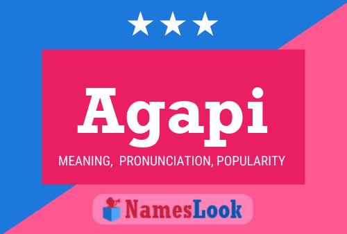 Agapi Name Poster