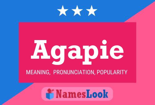 Agapie Name Poster