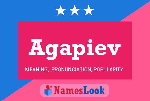 Agapiev Name Poster