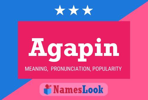 Agapin Name Poster