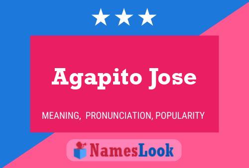 Agapito Jose Name Poster