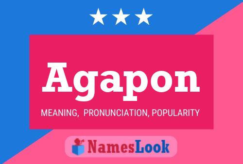 Agapon Name Poster