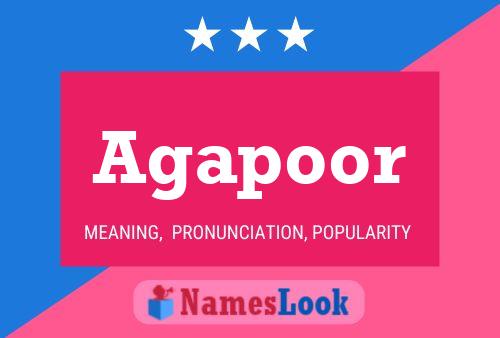 Agapoor Name Poster