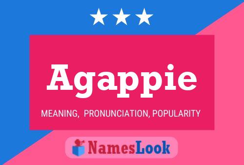 Agappie Name Poster