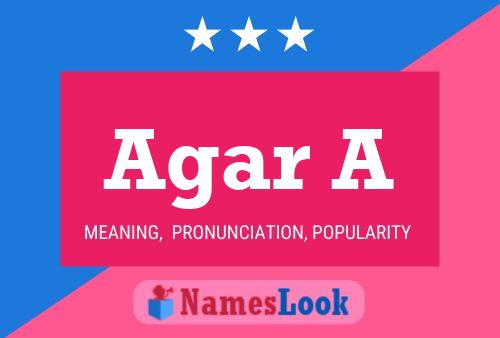 Agar A Name Poster