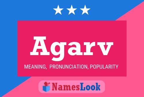 Agarv Name Poster