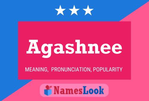 Agashnee Name Poster