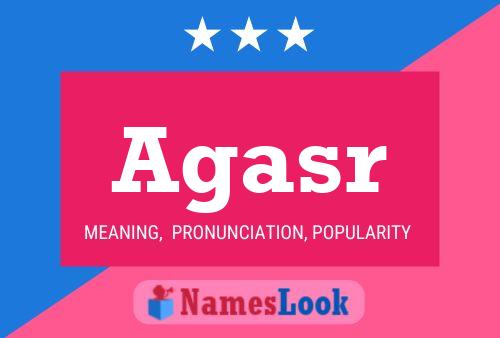 Agasr Name Poster