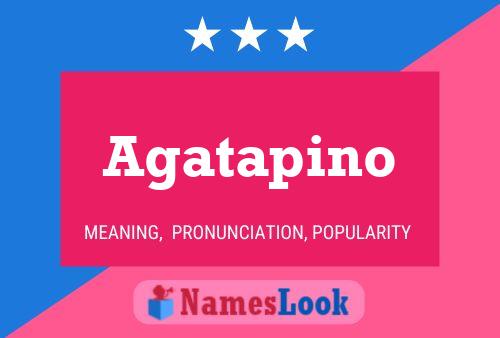 Agatapino Name Poster