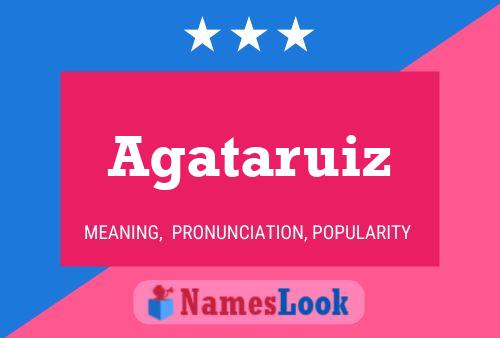 Agataruiz Name Poster