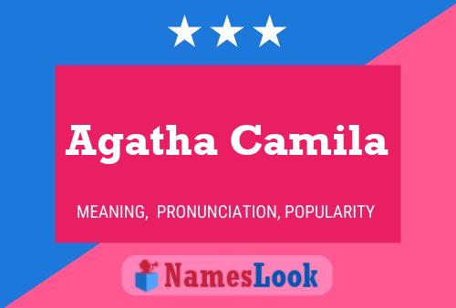 Agatha Camila Name Poster