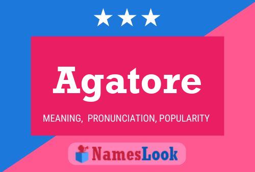 Agatore Name Poster