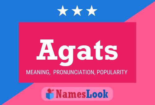 Agats Name Poster