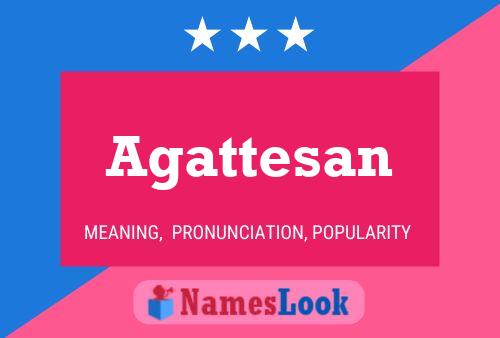 Agattesan Name Poster