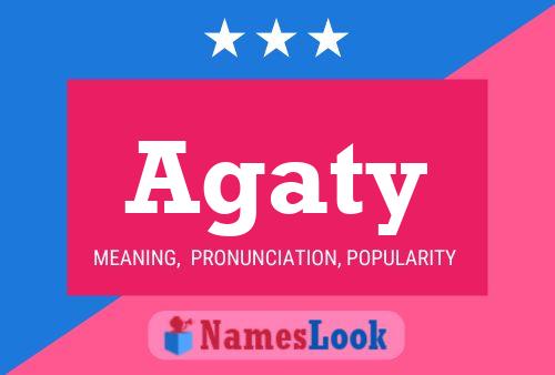 Agaty Name Poster