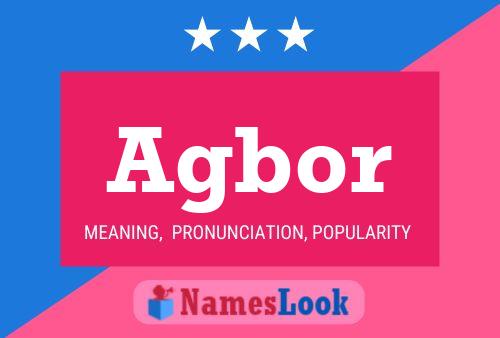 Agbor Name Poster