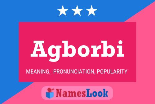 Agborbi Name Poster