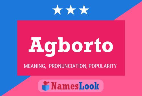 Agborto Name Poster