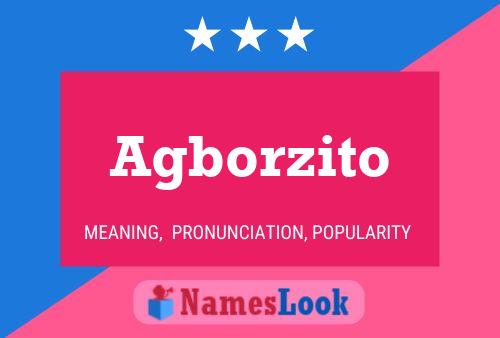 Agborzito Name Poster