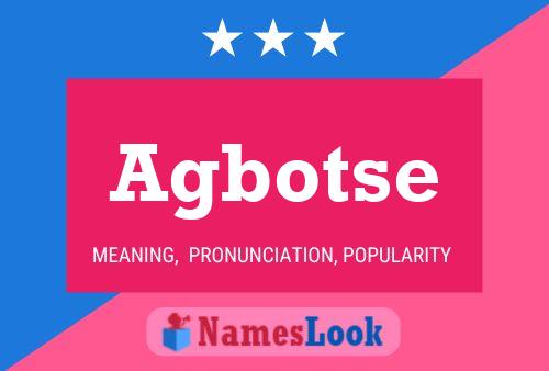 Agbotse Name Poster