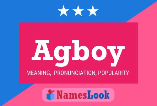 Agboy Name Poster