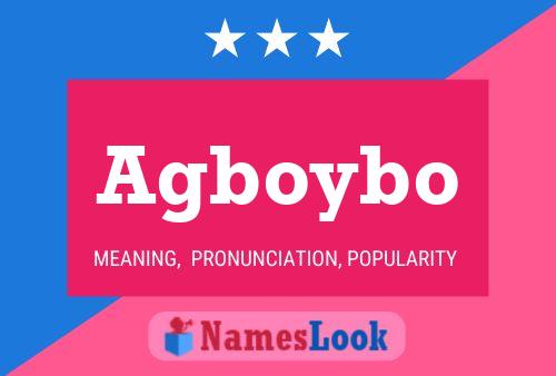 Agboybo Name Poster