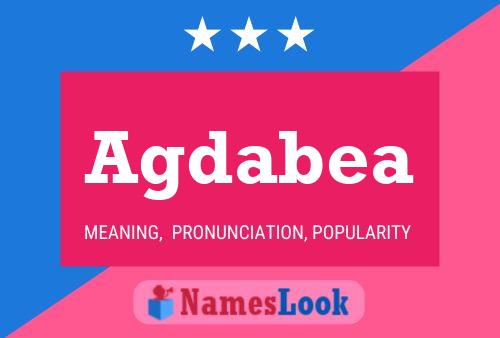 Agdabea Name Poster