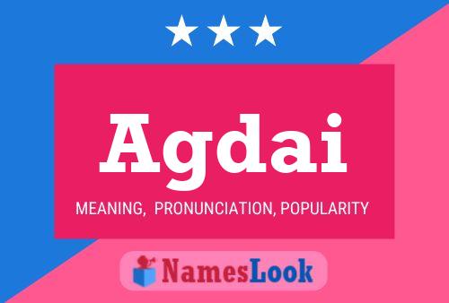 Agdai Name Poster