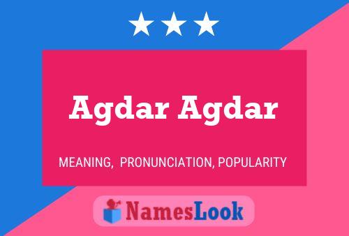 Agdar Agdar Name Poster