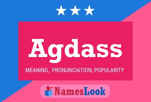 Agdass Name Poster