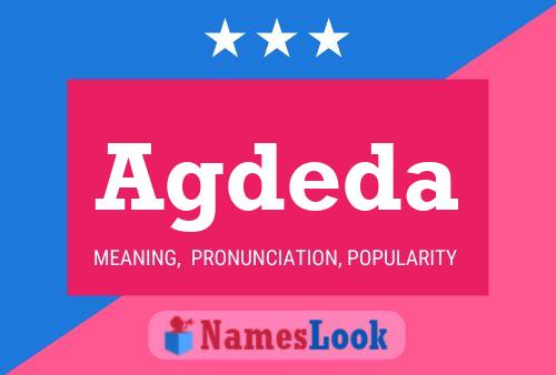 Agdeda Name Poster