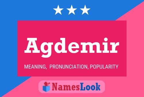 Agdemir Name Poster